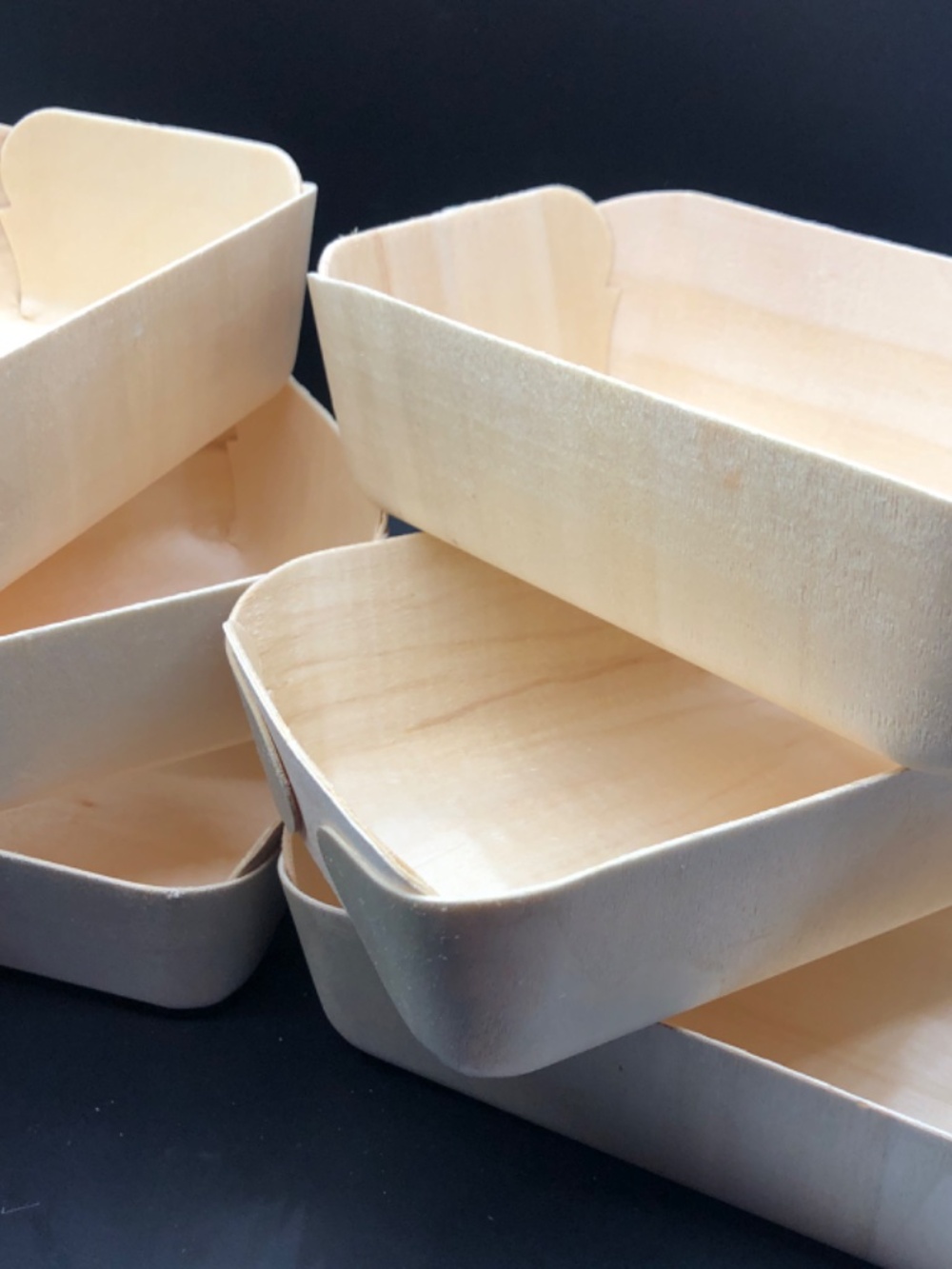 🎁 Bundle of 6 Natural Wooden Fiber Storage & Gift Baskets | Farmstead Market - Picture 5 of 14